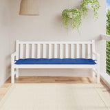 VIDAXL Garden Bench Blaža 180x50x7 cm Oxford tkanina modra