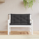 Vidaxl Garden Bench Cushion 100x (50+50) X7 CM Oxford Fabric Negro