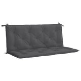 Vidaxl jardin banc coussin 120x (50 + 50) x7 cm Oxford tissu anthracite colored