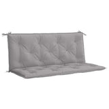 Vidaxl jardin banc coussin 120x (50 + 50) x7 cm Oxford tissu gris