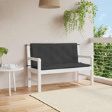 Vidaxl jardin banc coussin 120x (50 + 50) x7 cm Oxford tissu noir