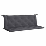 Vidaxl jardin banc coussin 150x (50 + 50) x7 cm oxford tissu anthracite colored