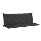 Vidaxl jardin banc coussin 150x (50 + 50) x7 cm Oxford tissu noir