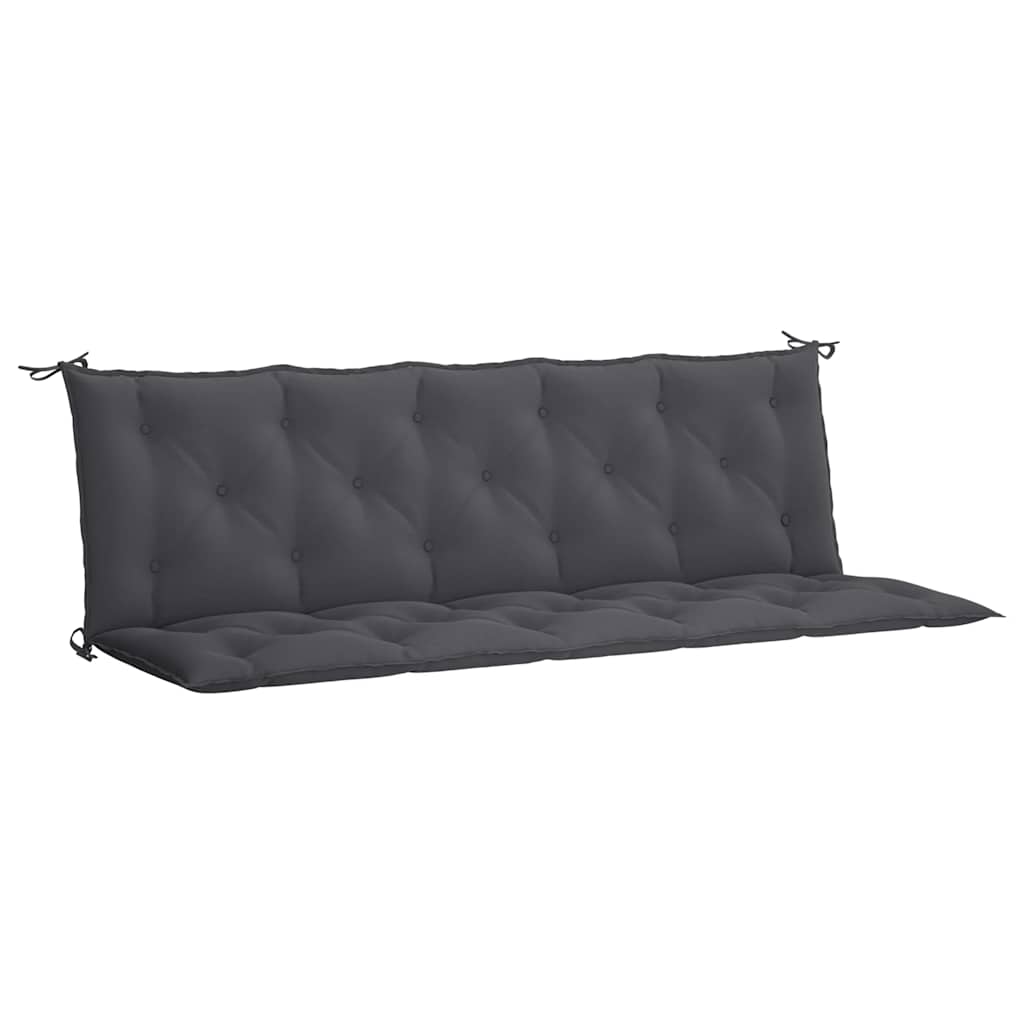 Vidaxl jardin banc coussin 180x (50 + 50) x7 cm Oxford tissu anthracite colored