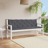 Vidaxl jardin banc coussin 180x (50 + 50) x7 cm Oxford tissu anthracite colored