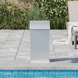 Fountaine de piscine Vidaxl 50x30x60 cm en acier inoxydable 304