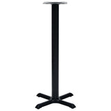 Vidaxl bistrotafelpoot 56x56x107 cm gietijzer zwart