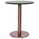 Vidaxl bistrotafelpoot ø45x72 cm roestvrij staal goudkleurig
