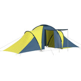 Vidaxl Tent 6-person blue and yellow