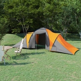 Vidaxl Tent 6-person gray and orange