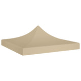 Tetto della tenda da festa Vidaxl 270 g m² 3x3 m beige