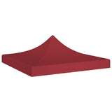 Střecha stanu Vidaxl Party 270 g m² 3x3 m Bordeaux Red