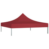 Vidaxl Party Tent Roof 270 g m² 3x3 m Bordeaux rouge