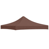 Vidaxl Party Tent Roof 270 g m² 3x3 m brun