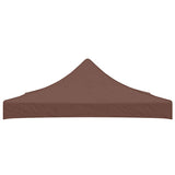 Vidaxl Party Tent Roof 270 g m² 3x3 m brun