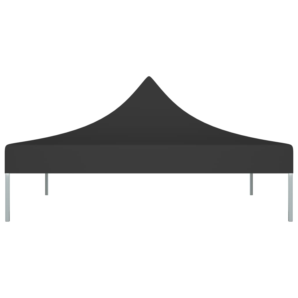 Vidaxl Party tent roof 270 g m² 3x3 m Black