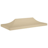 Tetto della tenda da festa Vidaxl 270 g m² 6x3 m beige