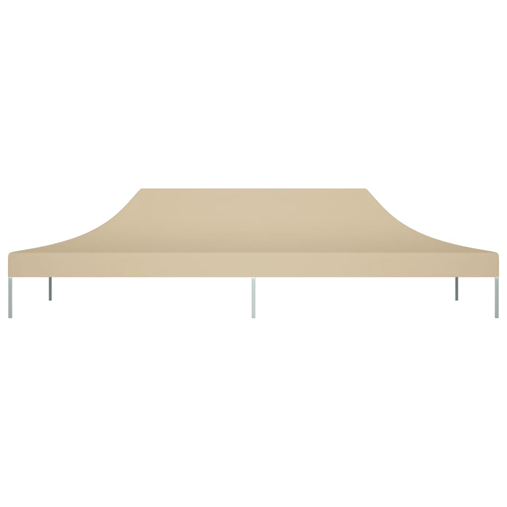 Tetto della tenda da festa Vidaxl 270 g m² 6x3 m beige