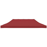 Vidaxl Party Tent Roof 270 g m² 6x3 m Bordeaux rouge
