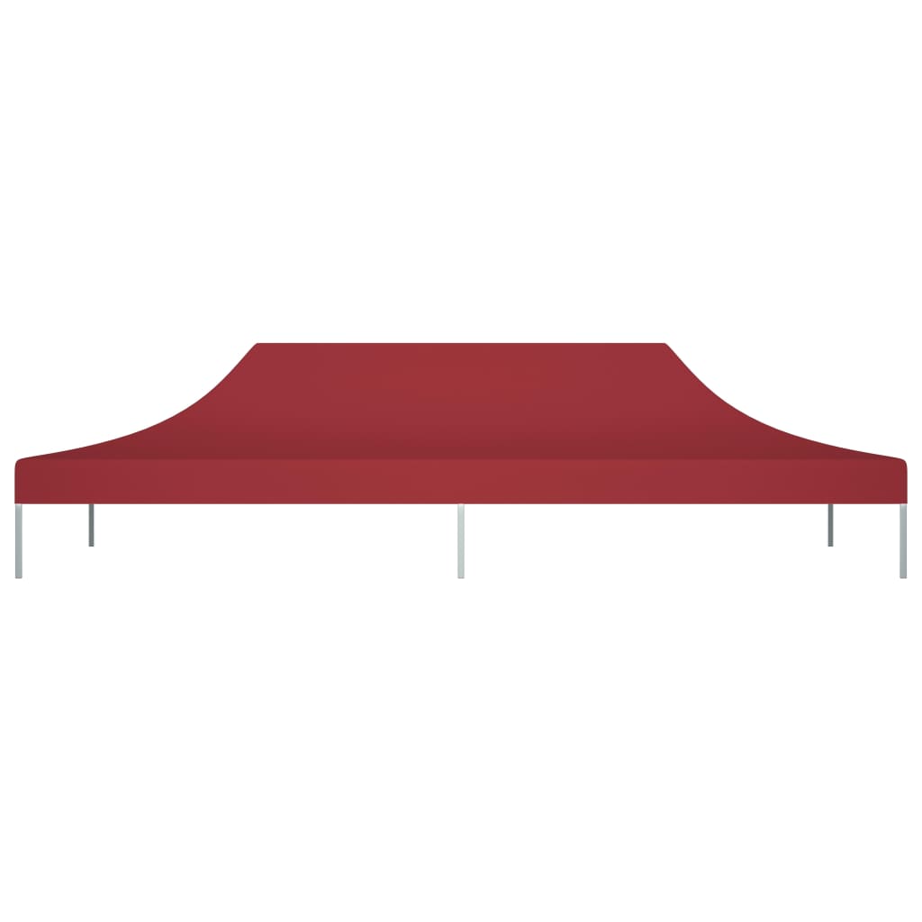 Vidaxl Party tent roof 270 g m² 6x3 m Bordeaux red