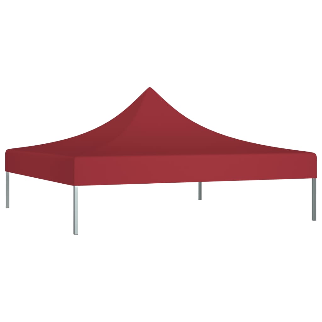 Vidaxl Party Tent Roof 270 g m² 2x2 m Bordeaux Red