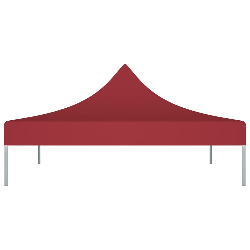 Vidaxl Party Tent Roof 270 g m² 2x2 m Bordeaux Red