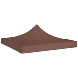 Vidaxl Party Tent Roof 270 g m² 2x2 m brun