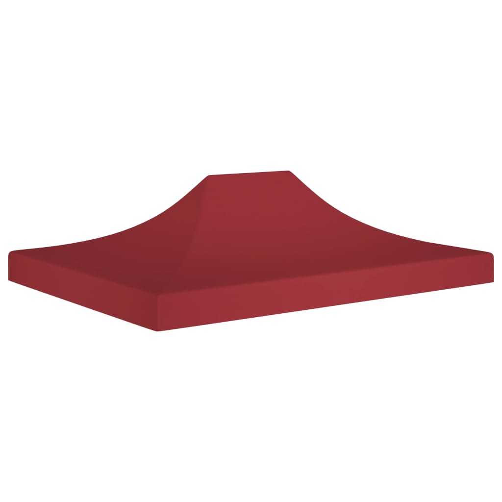 Vidaxl Party Tent Roof 270 G m² 4x3 m Bordeaux rød