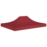 Vidaxl Party Tent Roof 270 G m² 4x3 m Bordeaux rød