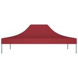 Vidaxl Party Tent Roof 270 g m² 4x3 m Bordeaux rouge