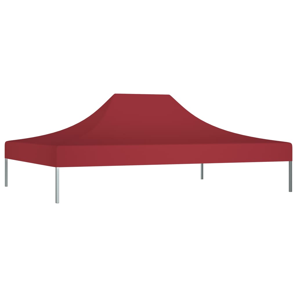 Vidaxl Party Tent Roof 270 G m² 4x3 m Bordeaux rød