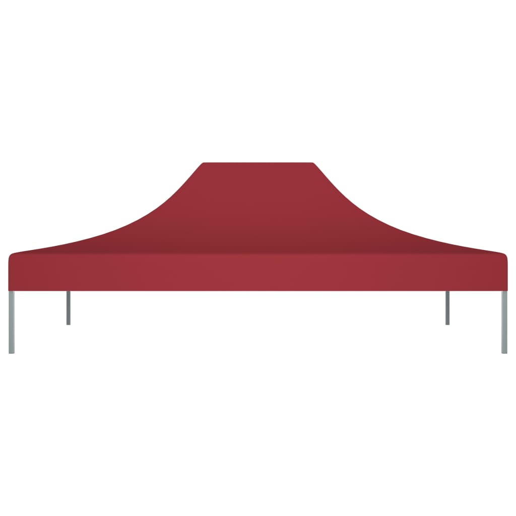 Vidaxl Party Tent Roof 270 G m² 4x3 m Bordeaux rød