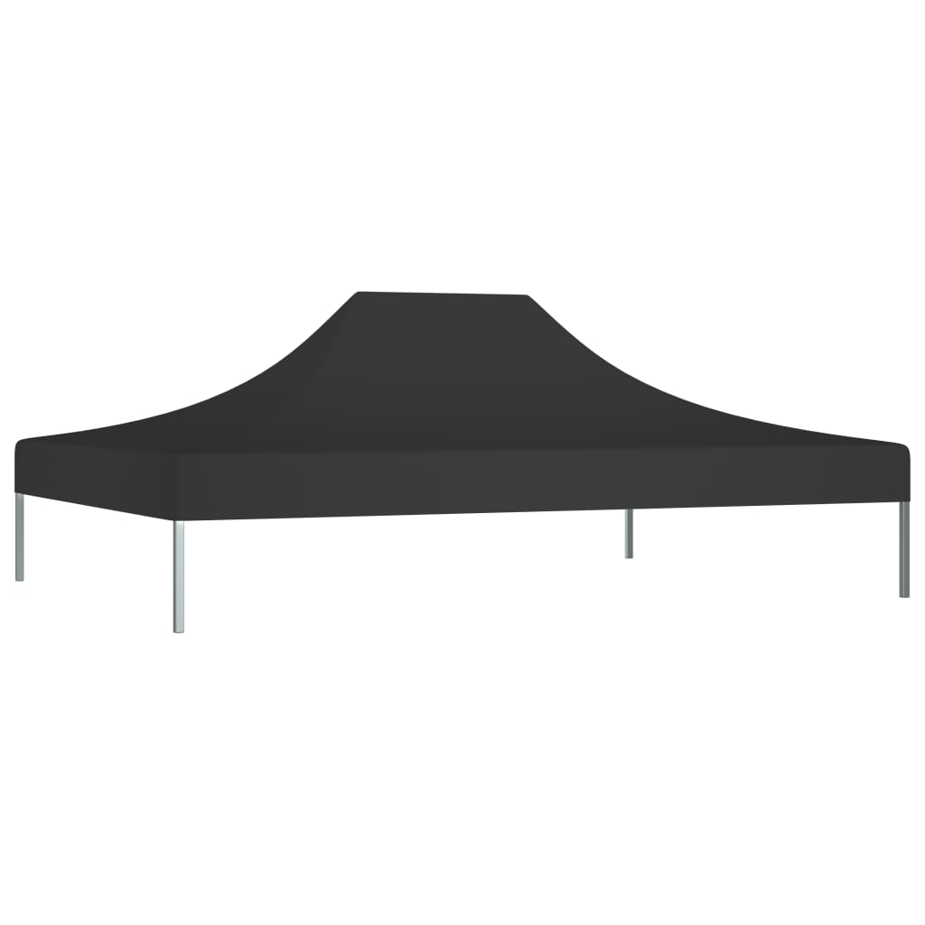 Vidaxl Party tent roof 270 g m² 4x3 m Black