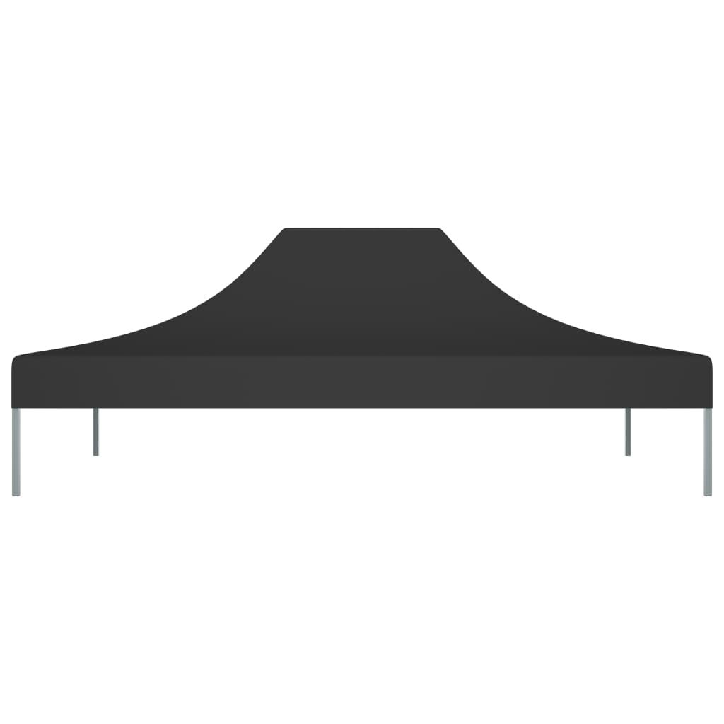 Vidaxl Party tent roof 270 g m² 4x3 m Black