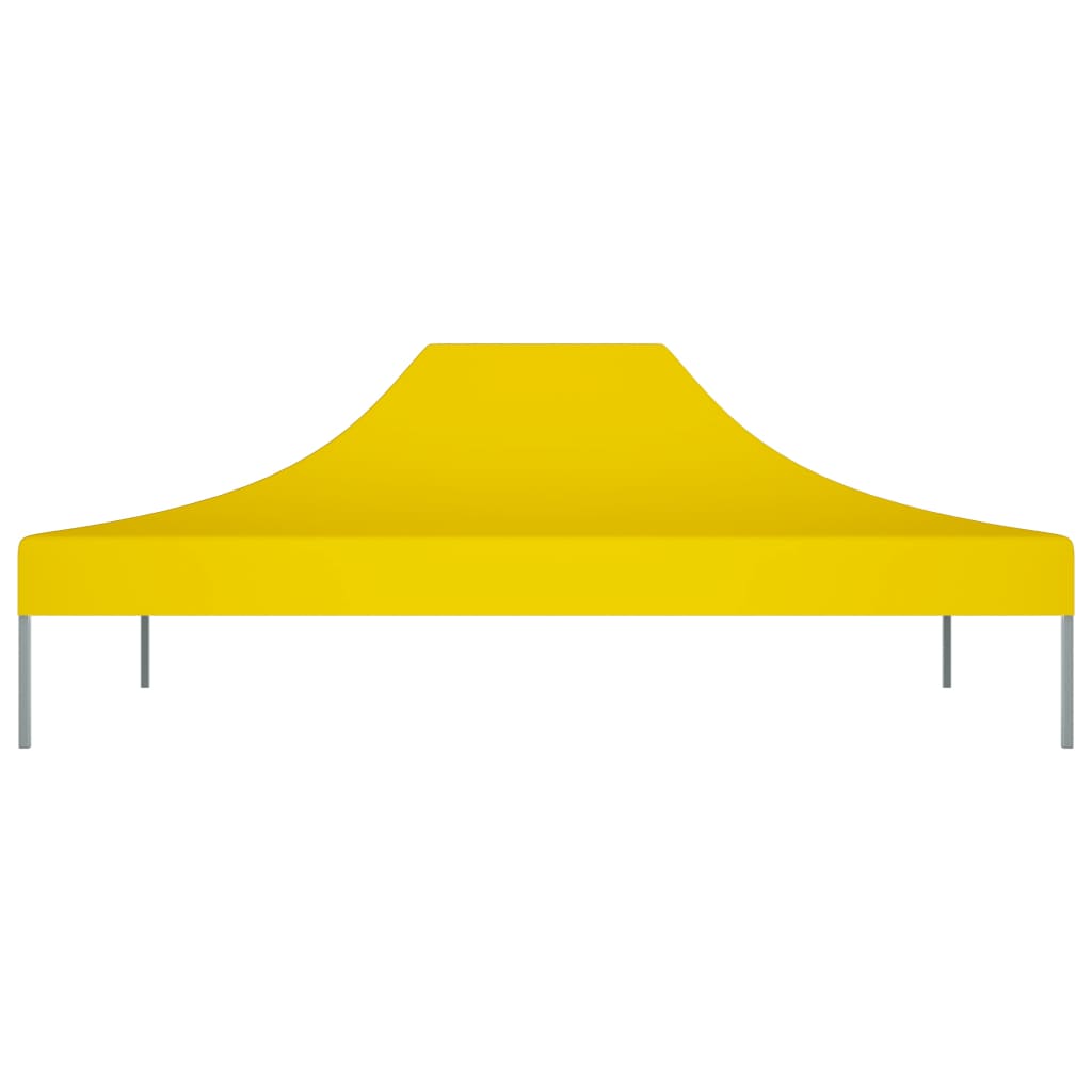 Vidaxl Party Tent Dach 270 g m² 4x3 m żółty