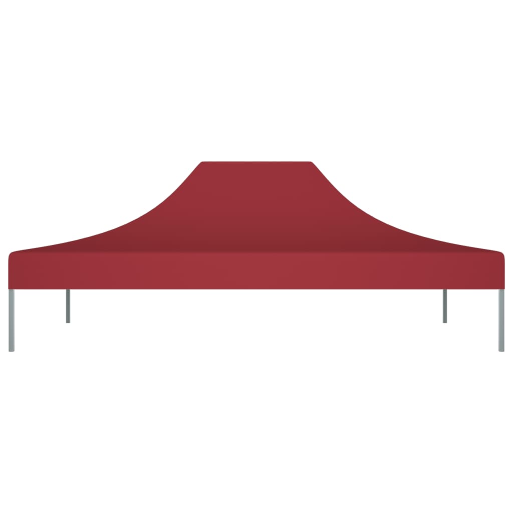 VIDAXL Party Tent Dach 270 G m² 4,5x3 M Bordeaux Red