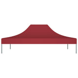 VIDAXL Party Tent Dach 270 G m² 4,5x3 M Bordeaux Red