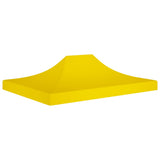 Techo de carpa de fiesta Vidaxl 270 g m² 4.5x3 m amarillo