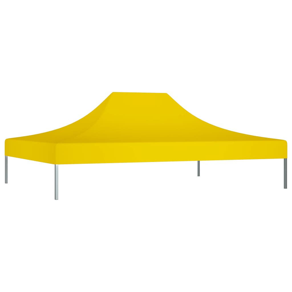 Techo de carpa de fiesta Vidaxl 270 g m² 4.5x3 m amarillo