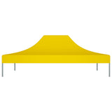 Techo de carpa de fiesta Vidaxl 270 g m² 4.5x3 m amarillo