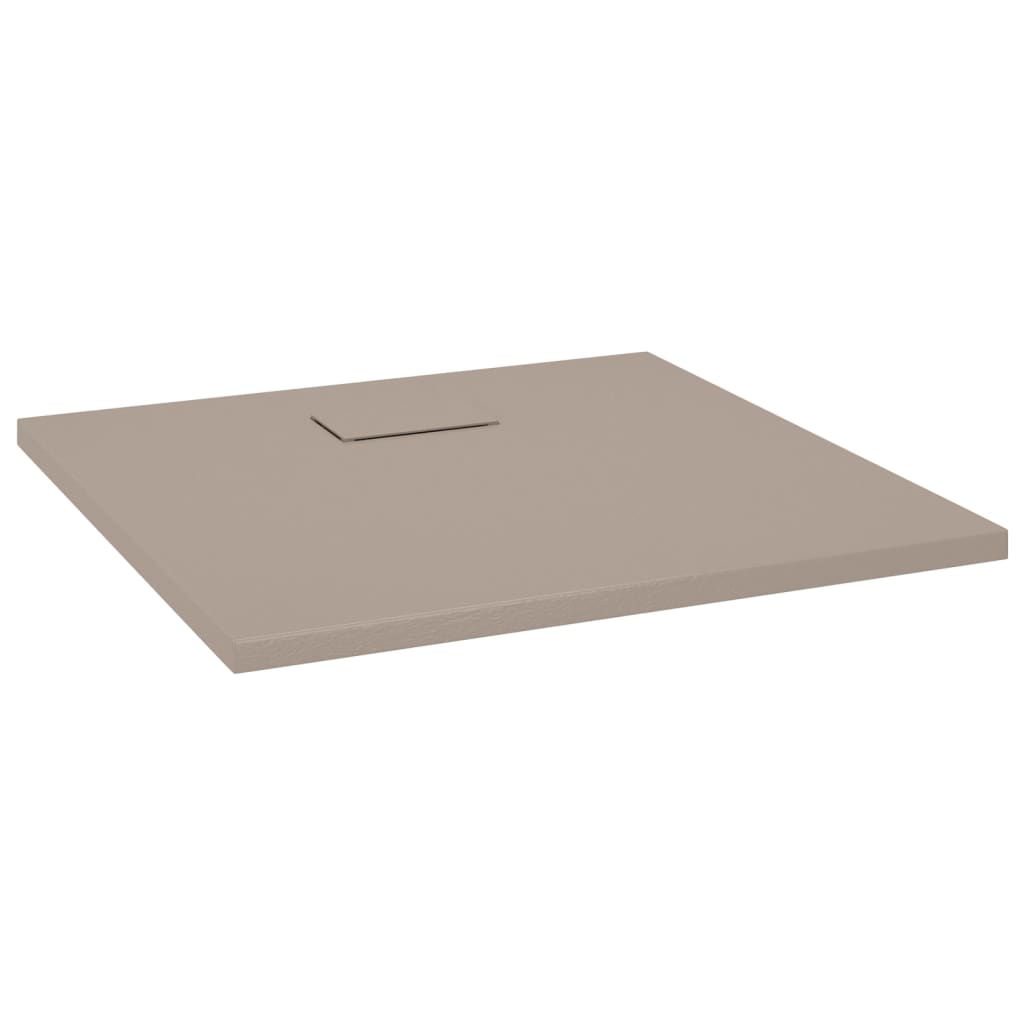 Vidaxl Shower Tray 80x80 cm SMC Brown