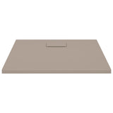 Bac de douche Vidaxl 90x90 cm SMC marron