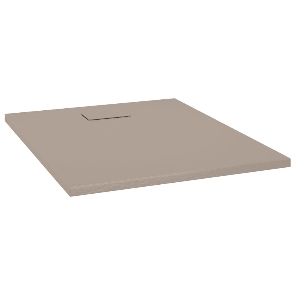 Vidaxl Doccia vassoio 100x80 cm SMC Brown