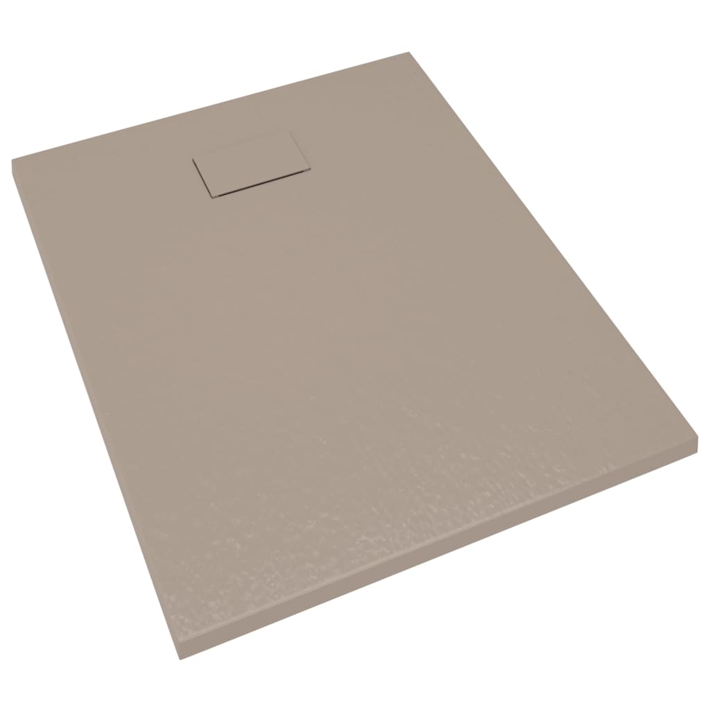 Vidaxl Doccia vassoio 100x80 cm SMC Brown