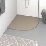 Bac de douche Vidaxl 90x90 cm SMC marron