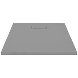 Bac de douche Vidaxl 90x70 cm SMC Gray