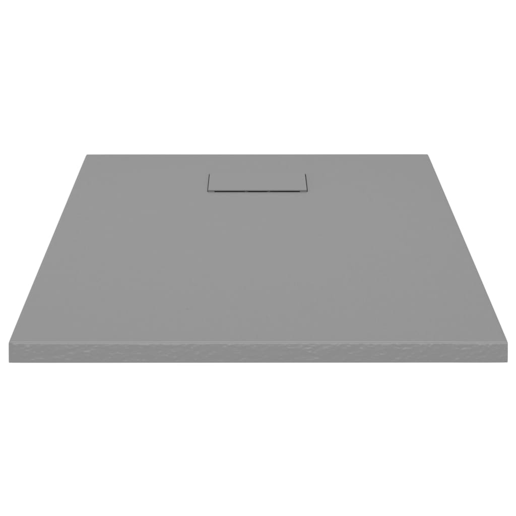 Vidaxl Doccia vassoio 90x70 cm SMC grigio