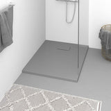 Vidaxl shower tray 90x70 cm SMC Gray