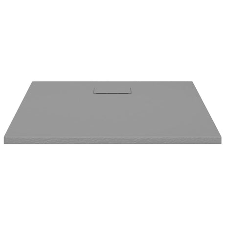 Bac de douche Vidaxl 90x80 cm SMC Gray