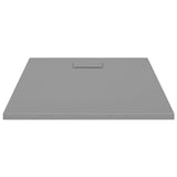 Bac de douche Vidaxl 100x80 cm SMC Gray